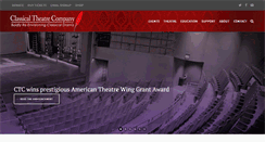 Desktop Screenshot of classicaltheatre.org